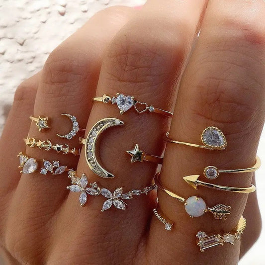 Gold Mix Rings